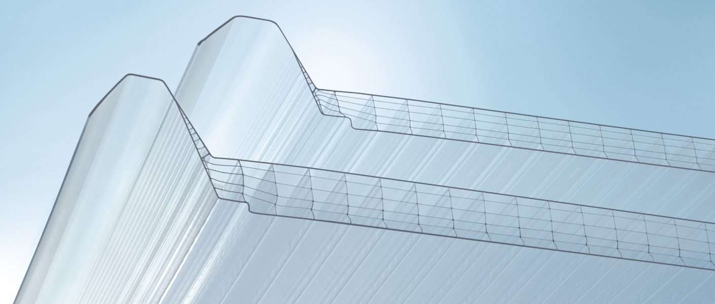 Polikarbonát bevilágító panelek